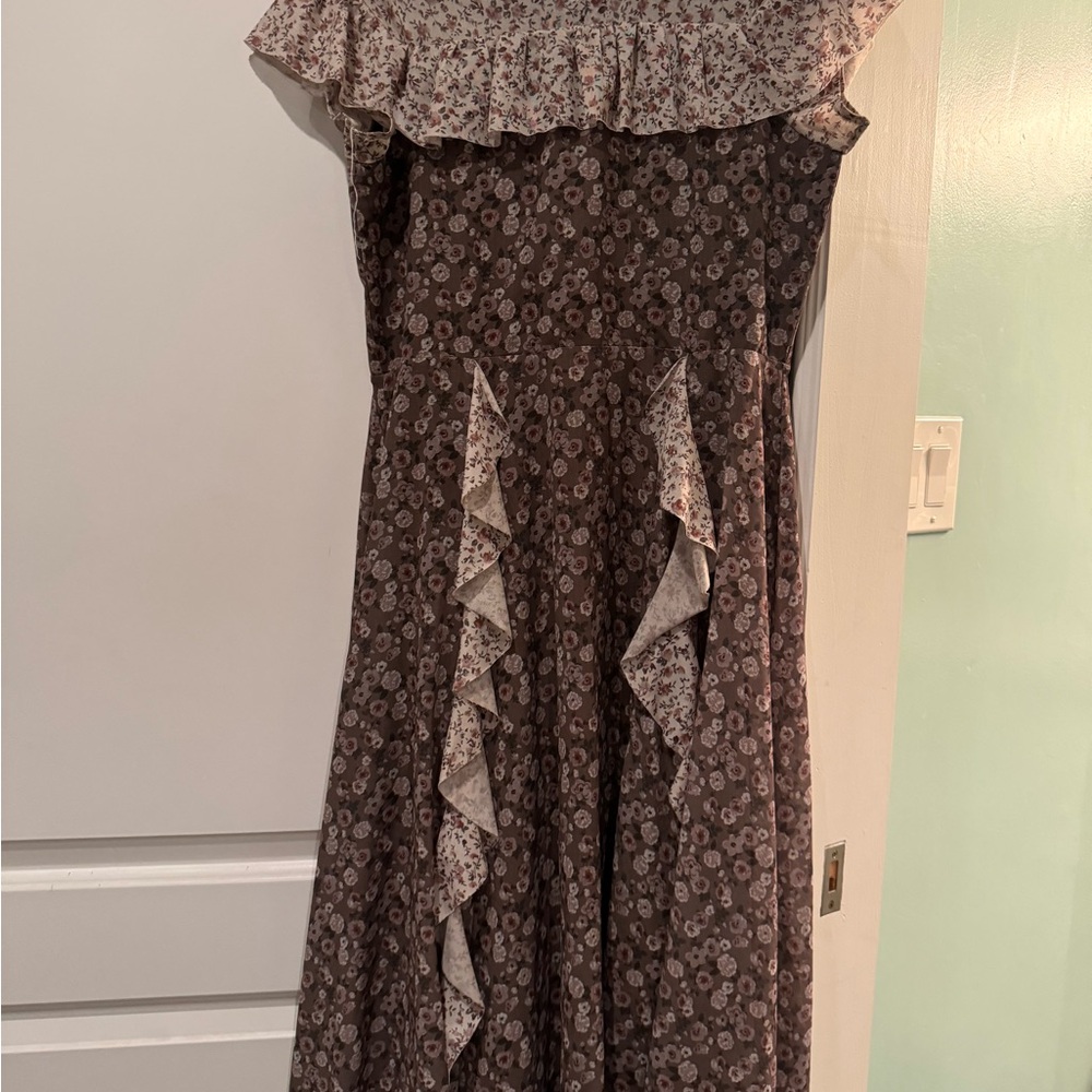 Floral Ruffle Dress